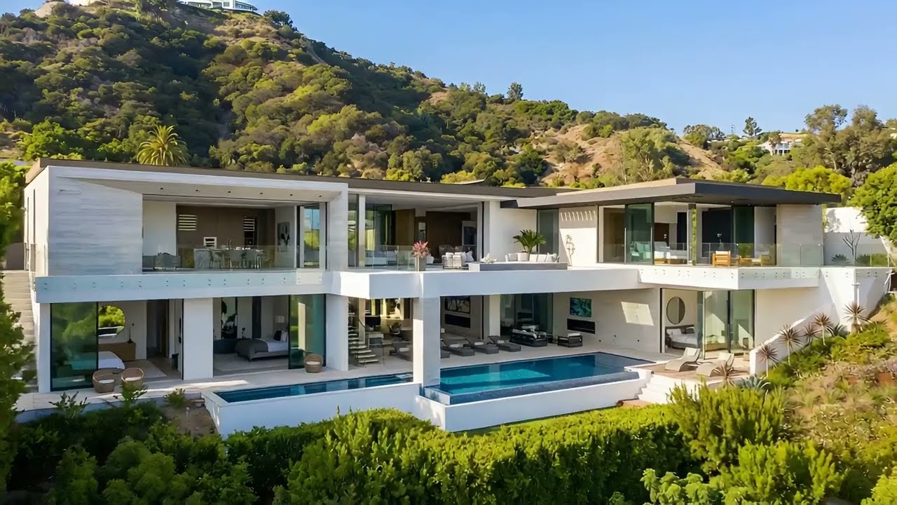 Inside a Beverly Hills LUXURY Estate | 18,169 SF with 150-Year Italian Olive Tree