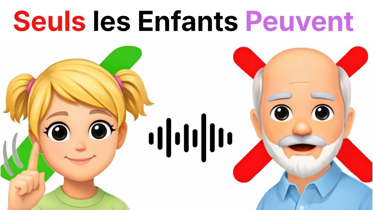 Seuls les enfants peuvent entendre ce son Mystérieux…😃 