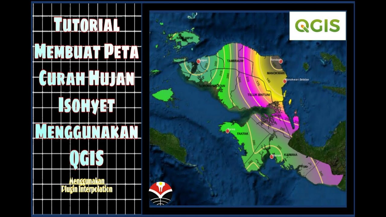 [TUTORIAL SOFTWARE QGIS] Membuat Peta Curah Hujan Isohyet Menggunakan Plugin QGIS