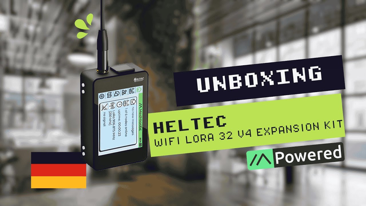🇩🇪 Unboxing | Heltec WiFi LoRa 32 V4 Expansion Kit (meshtastic)