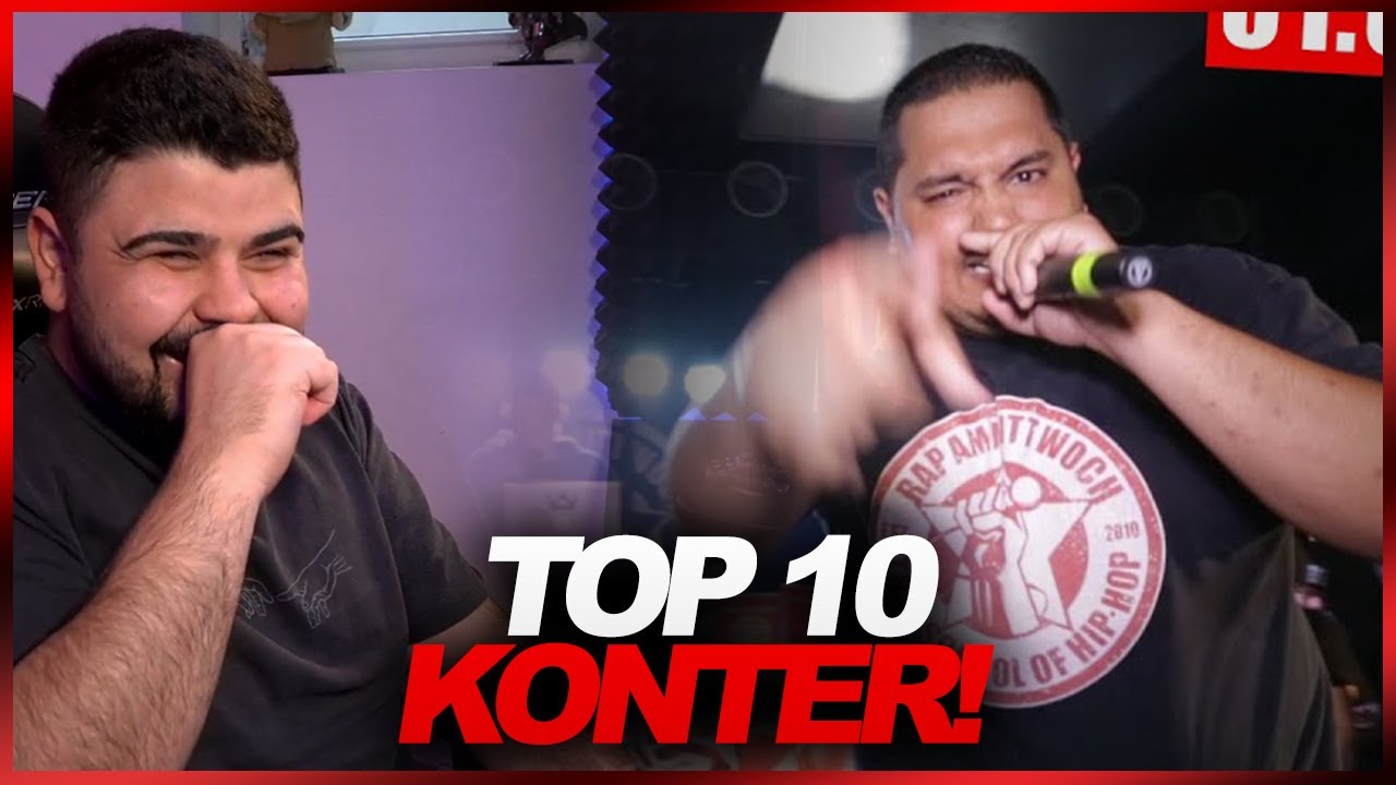 DIE TOP 10 KONTER 😂 [RAP AM MITTWOCH & TOPTIER TAKEOVER] Reaction