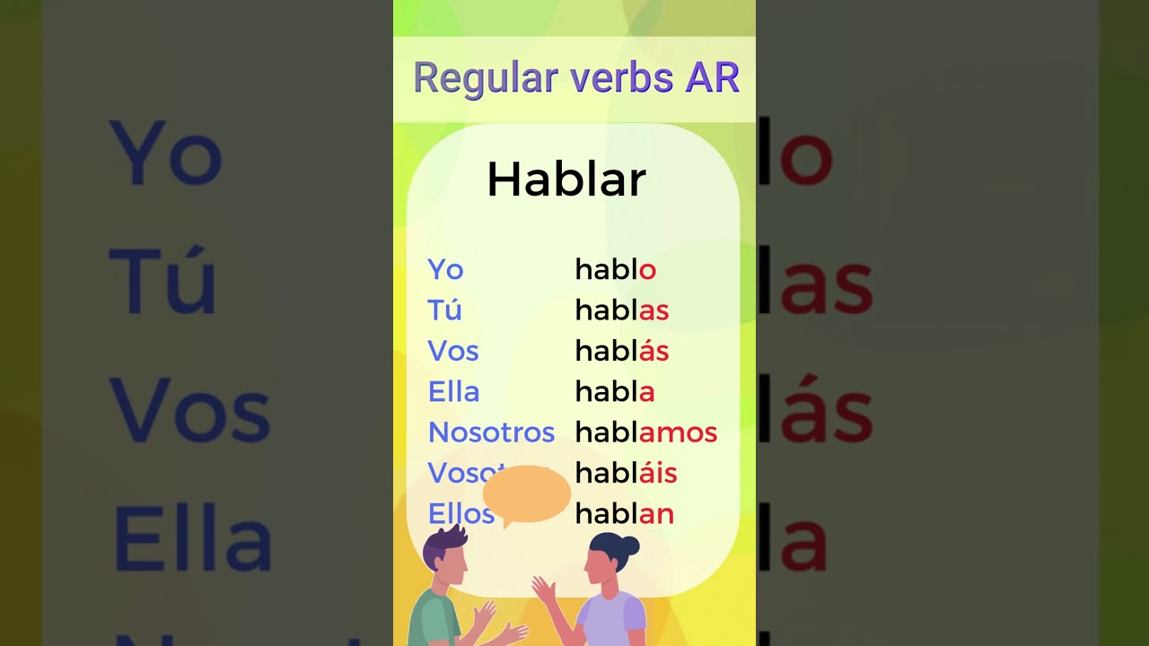 Conjugate verbs in spanish for beginners