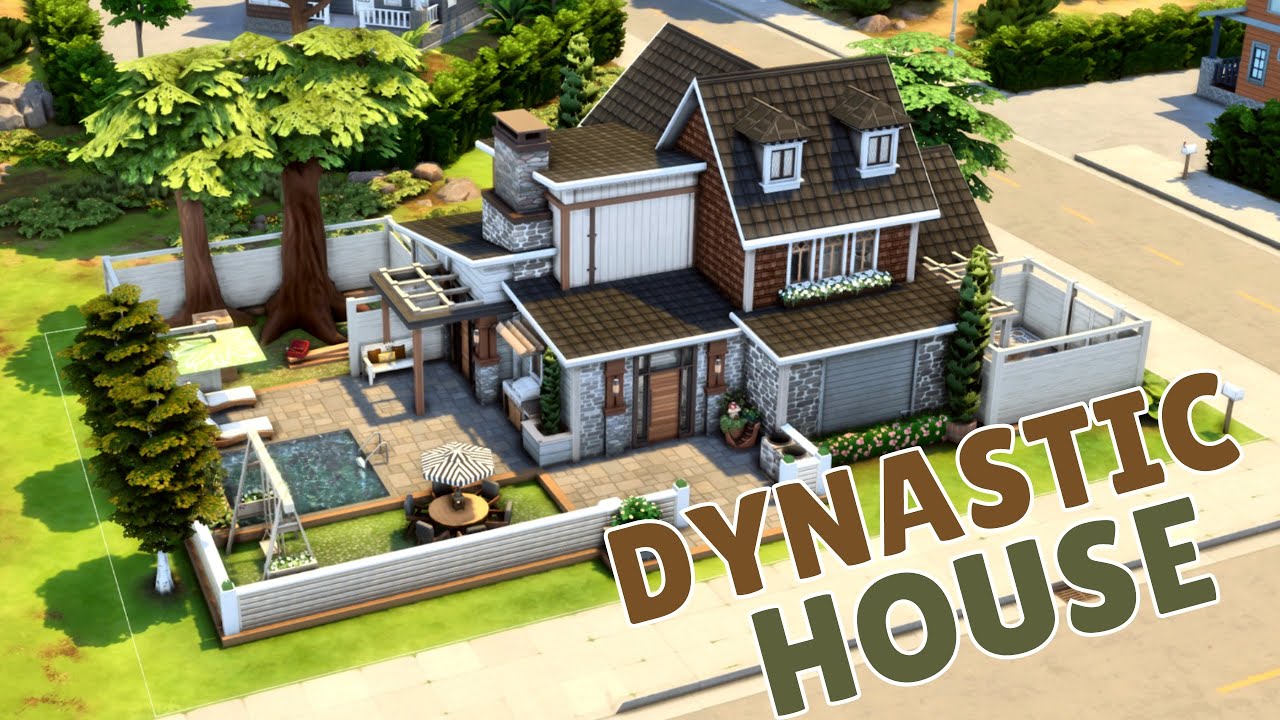Мой династийный дом Симс 4 🌳 Dynastic house The Sims 4 | Строительство | NO CC