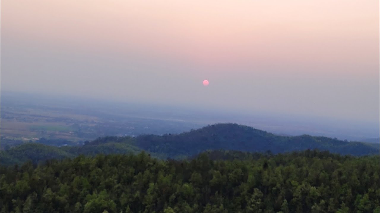 Sunset from Upper Dam, Ayodhya Hill Top : solo ride to Purulia
