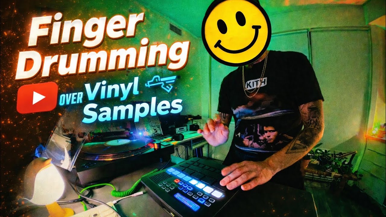 Yamaha FGDP-50 Finger Drumming Over Vinyl Samples (Dawless Beat Session)