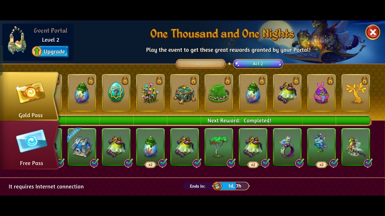 One Thousand and One Nights Event ACT 1 - Merge Dragons (01-14-26 to 01-16-26)