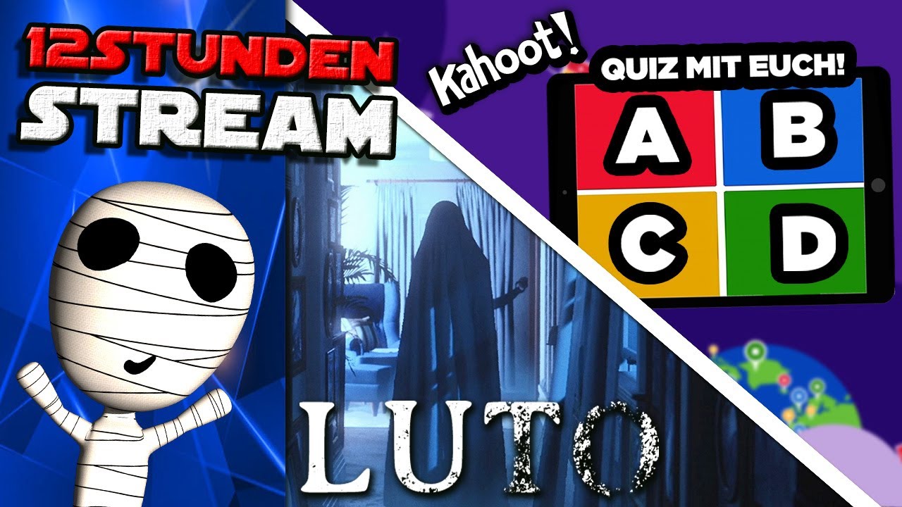 Kahoot & Luto mit Ow (Horror) [3/3] 🔴 12 Stunden Stream Live [deutsch]