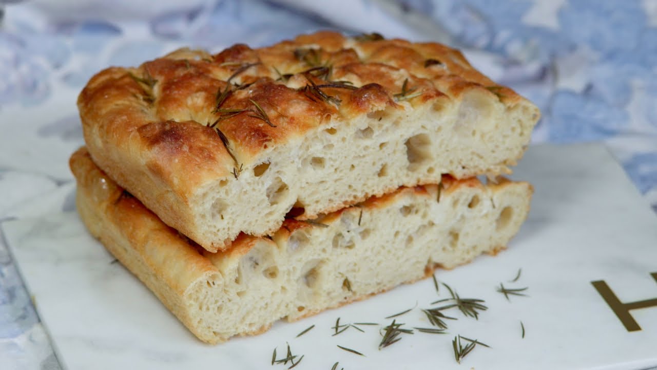 The BEST Sourdough Focaccia Bread [fast & easy]