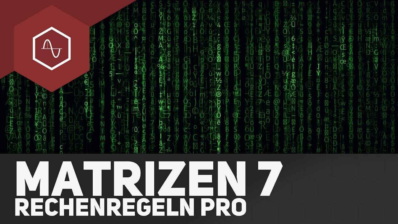 Determinante einer Matrix berechnen &ndash; Matrizen 7