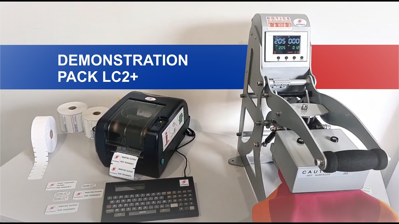 Pack Lc2+ Marquage du linge autonome par Textilmark
