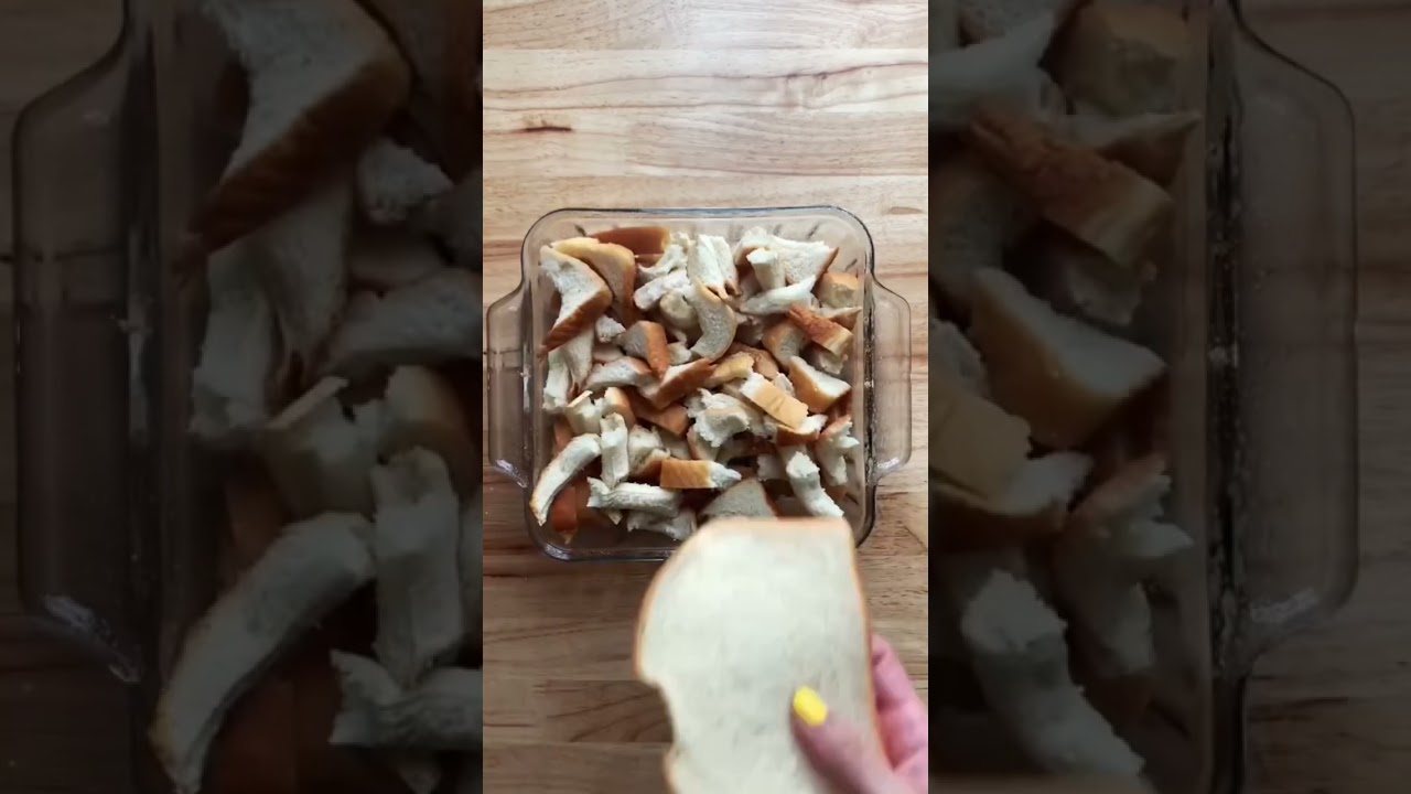 Как приготовить хлебный пудинг из оставшихся хлебных корочек (или запеканку из французских тостов)?