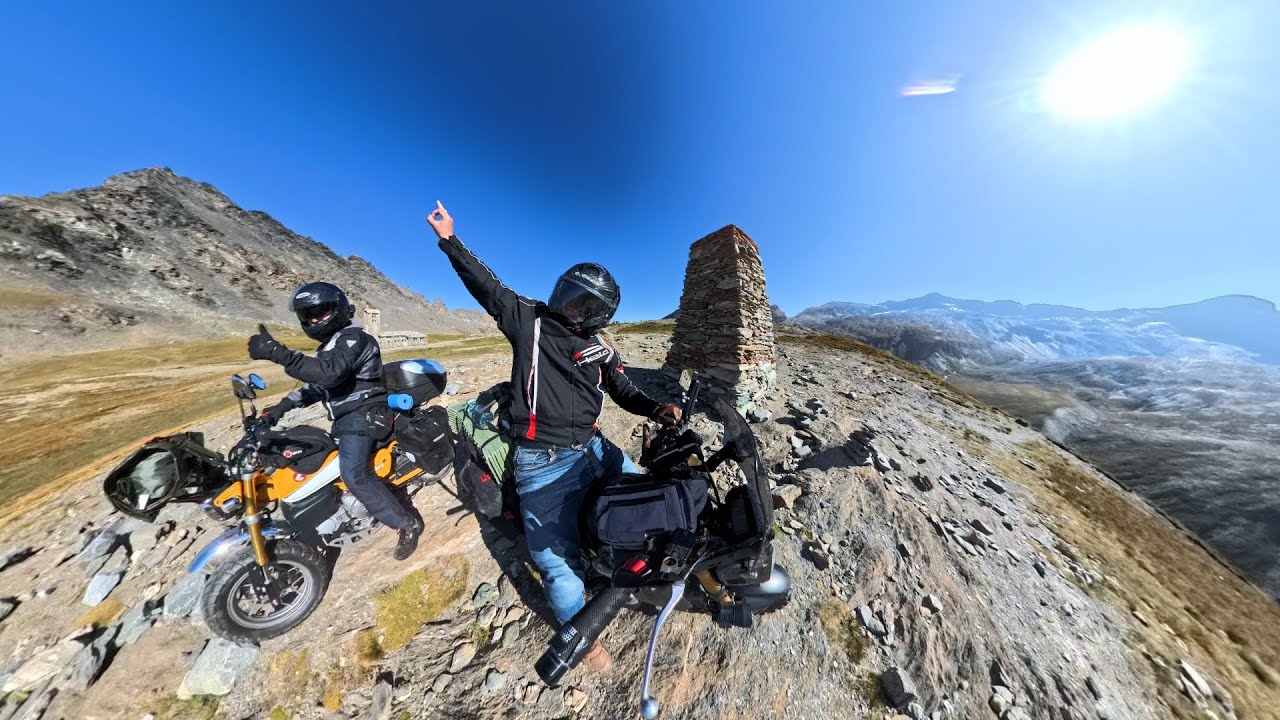 124cc against the sky- the long way up.
