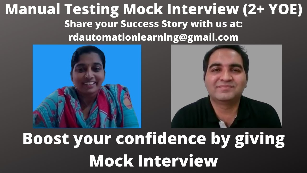 Manual Testing Mock Interview| 2+ YOE | Testing Interview Questions
