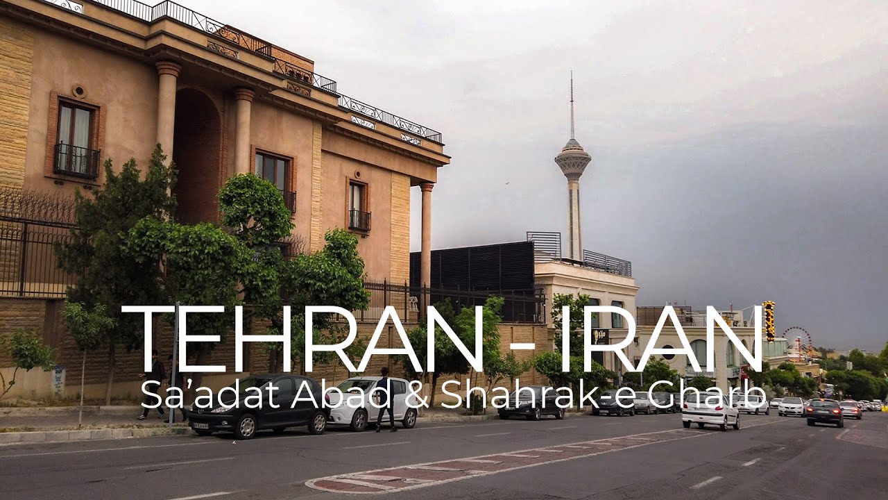 TEHRAN 2022 - Walking in Sa'adat Abad & Shahrak-e Gharb Neighborhoods / سعادت آباد و شهرک غرب