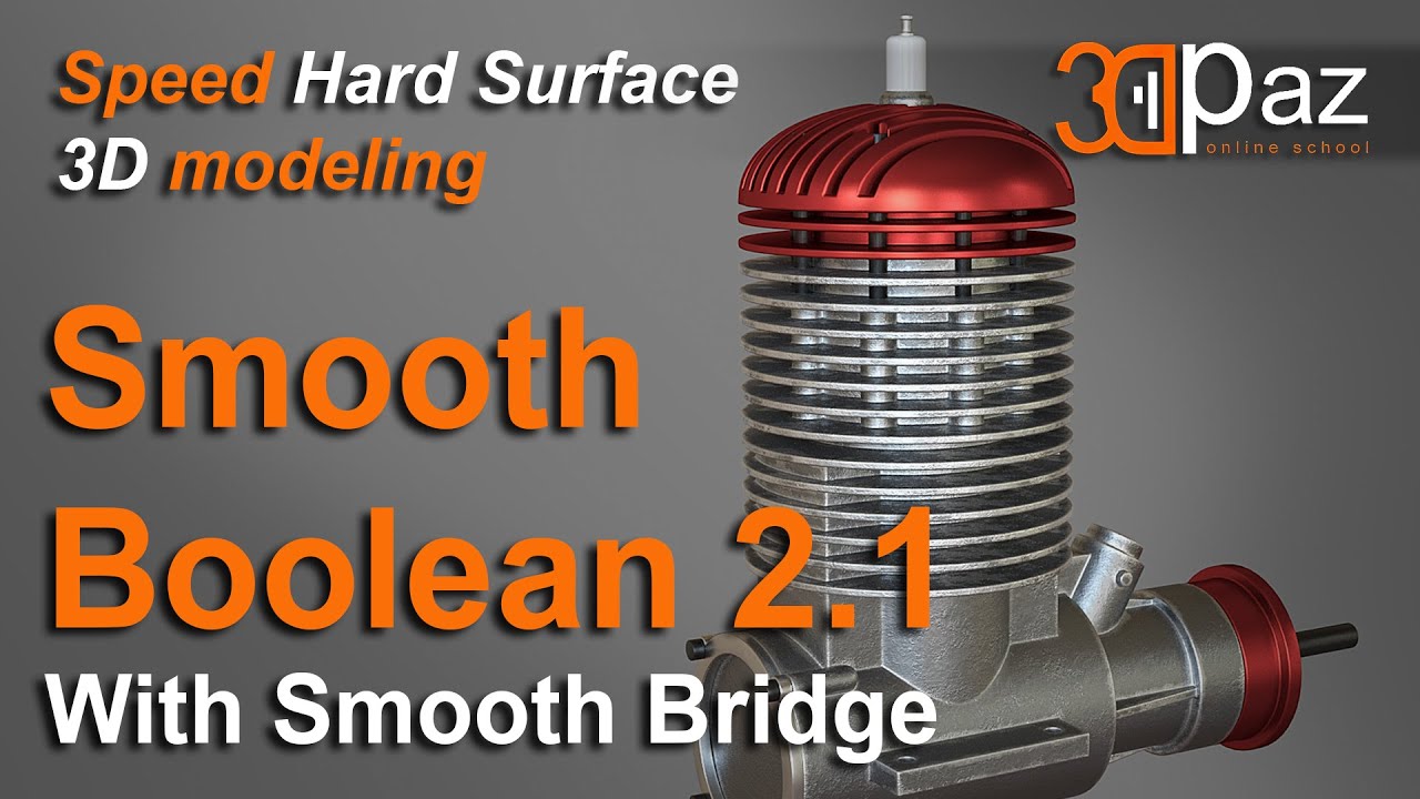 Smooth Boolean 2.1. Hard Surface Modeling in 3ds Max