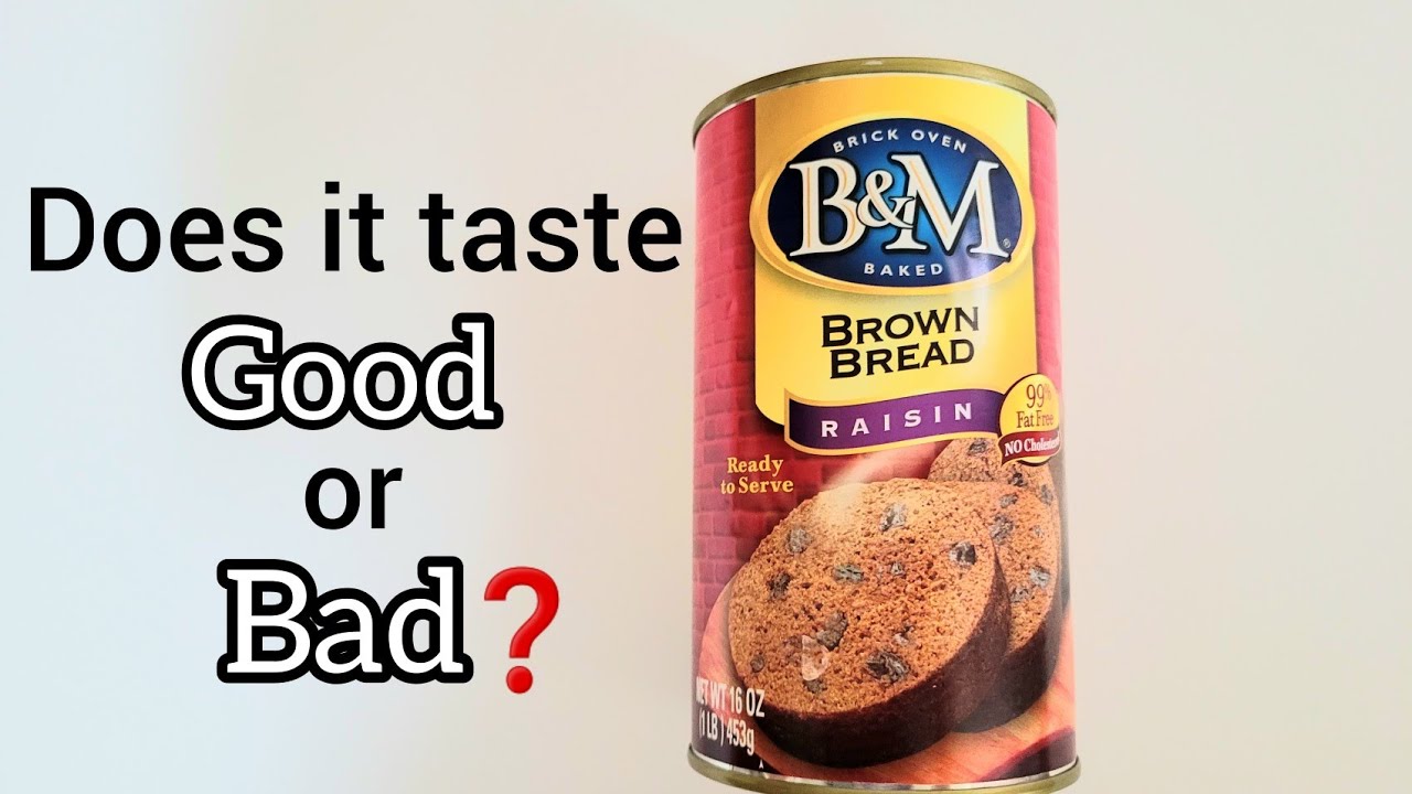 Prepper Pantry Bread in a Can Taste Test Review | B&M Canned Raisin Bread