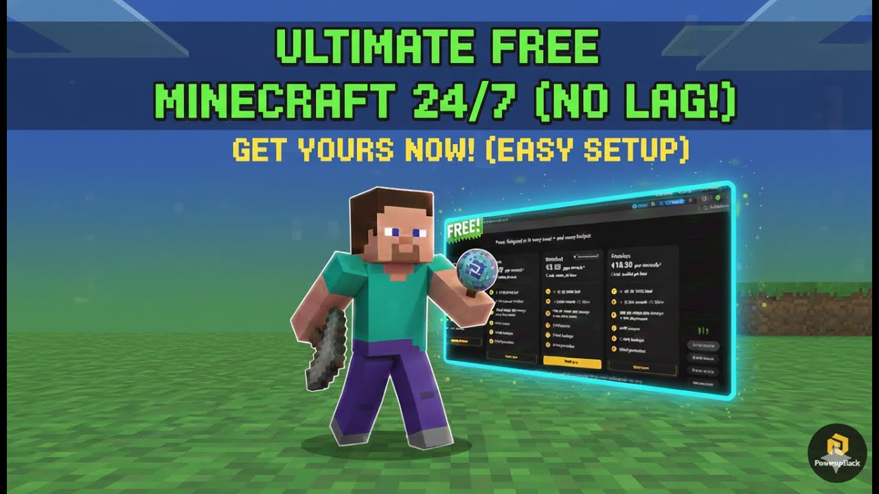 How to Get a 24/7 FREE Minecraft Server! (No Lag & Easy Setup 2025)
