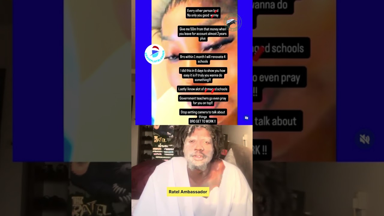 @Verydarkblackman is back with a message