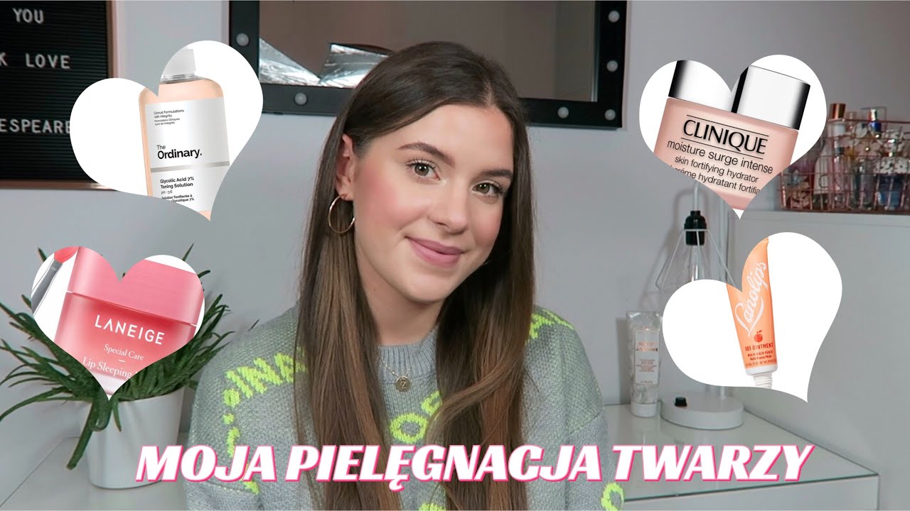 MOJA PIELĘGNACJA TWARZY ⭐️ SKINCARE ROUTINE 🌸 LANEIGE, CLINIQUE, LANOLIPS ✨