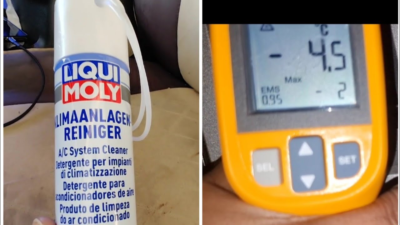 صيانة وتنظيف مبخر/ثلاجة التبريد في المركبة.... باستخدام بخاخ Liqui Moly