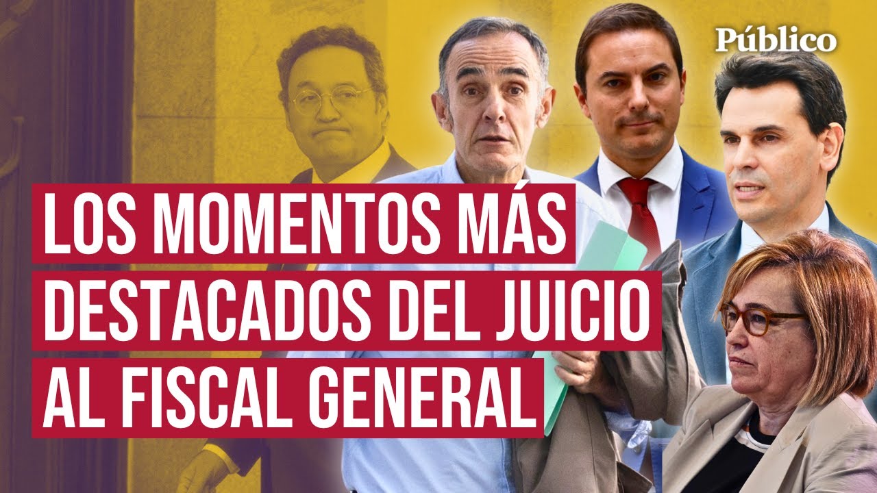 Lo más destacado del juicio al FISCAL GENERAL: del bulo de MAR al victimismo de la pareja de AYUSO