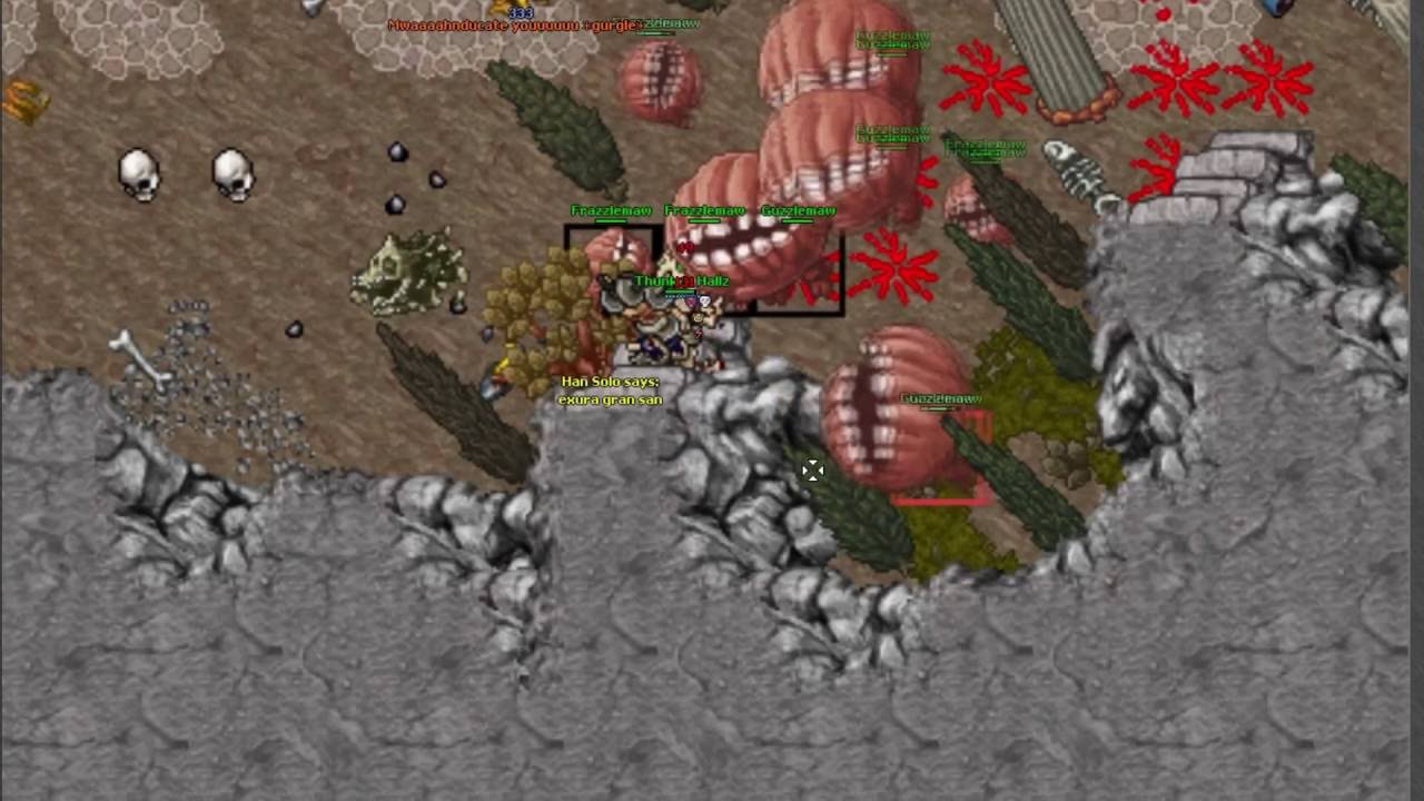Tibia - Pelego em Roshamuul e Thais | Sucesso total!