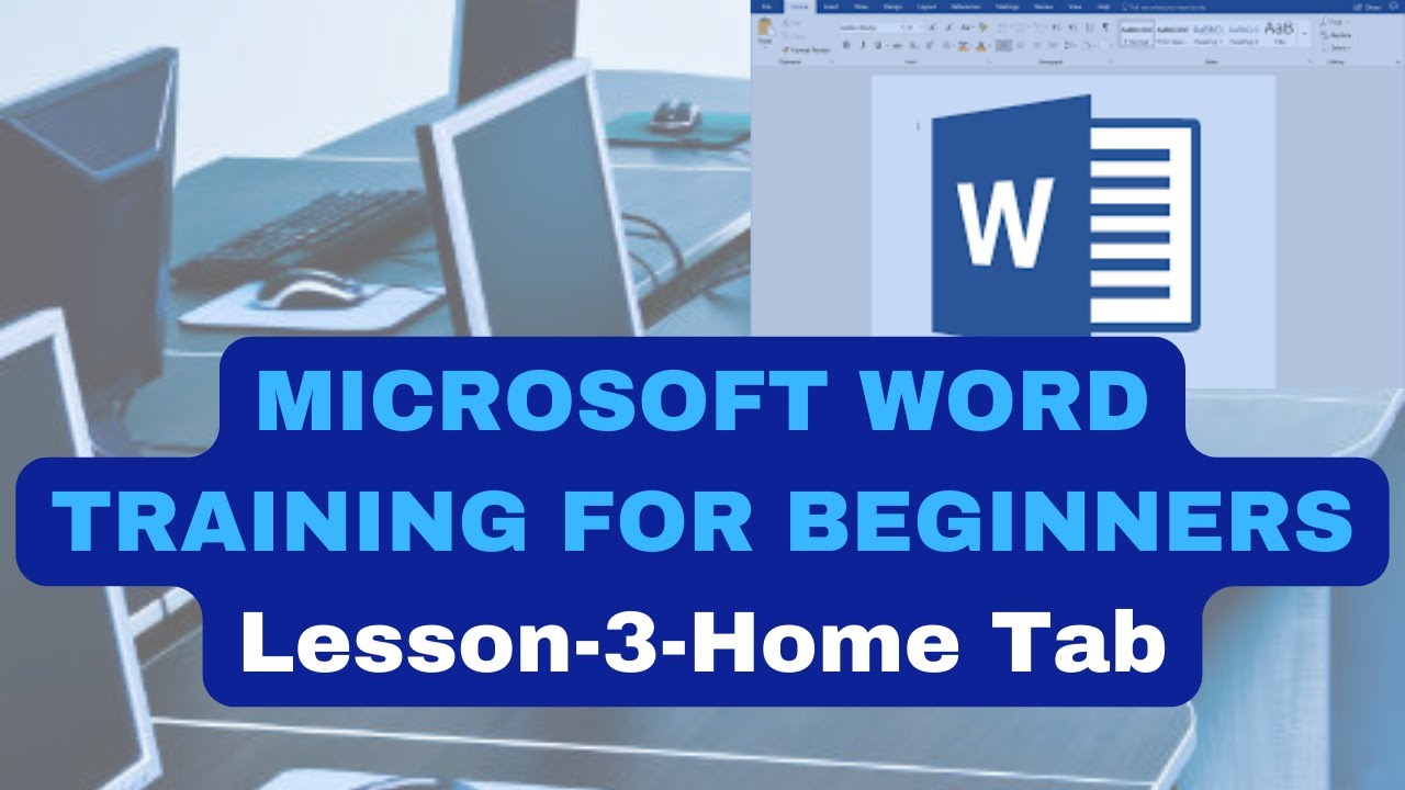 MICROSOFT WORD TRAINING FOR BEGINNERS | LESSON 3