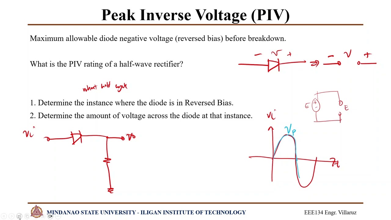 Diode AC Circuits - Full-Wave Rectifier