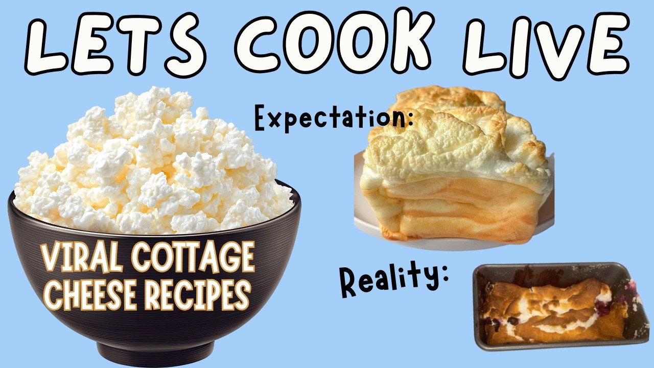 I Cooked Viral Cottage Cheese Recipes | Lets Cook Live VOD