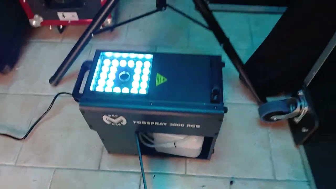 présentation de la machine fumée effet jet co2 - Mac mah