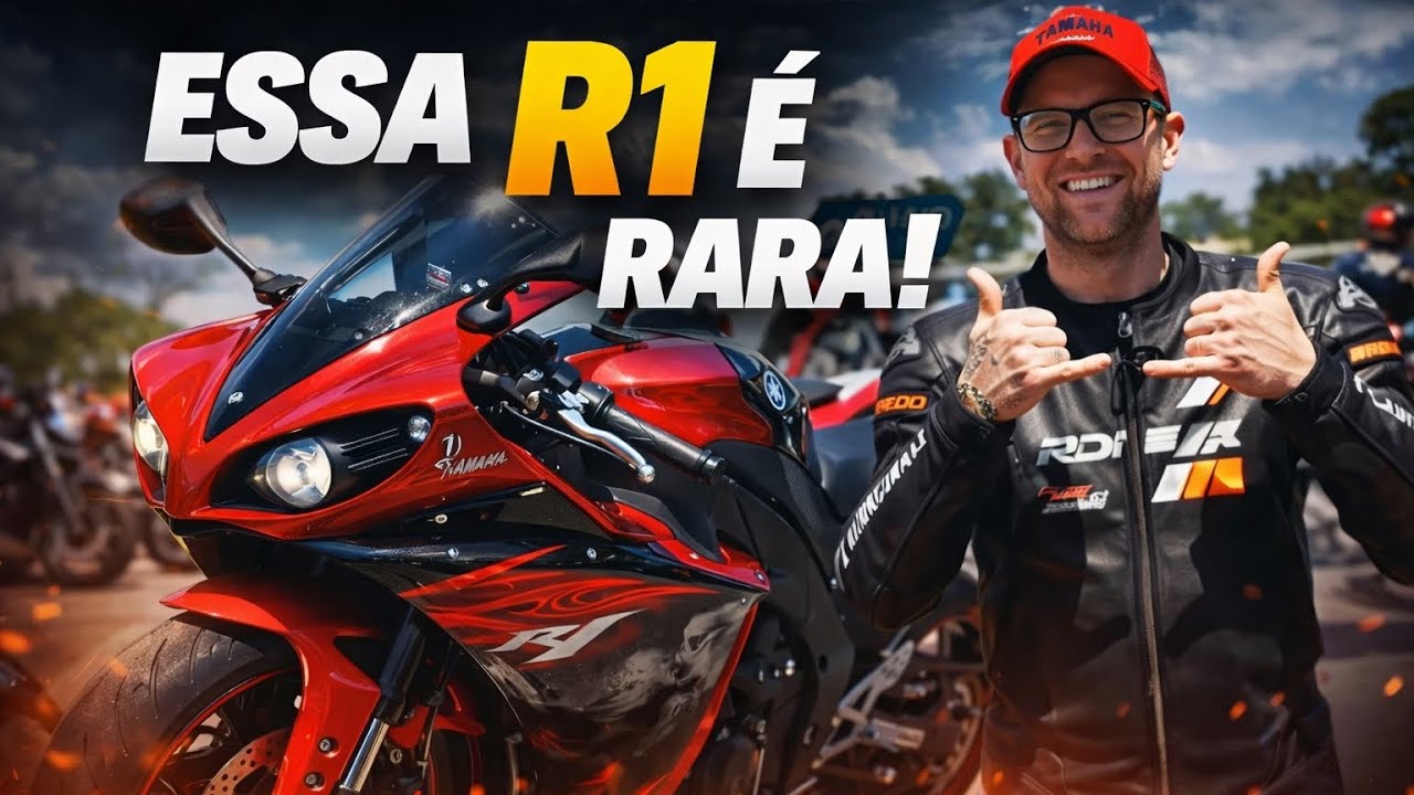 ENCONTREI UMA YAMAHA R1 QUE PAROU O MILHÃO 🛑🔥
