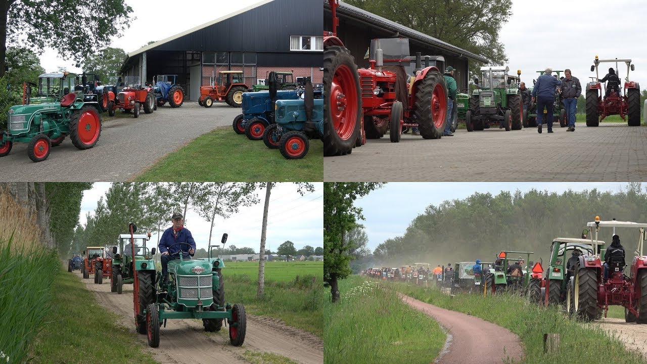 Oldtimer trekker toertocht van de Twentse Rakkers - Treckerfreunde Wilsum - Vechtdal Trekkers (2019)