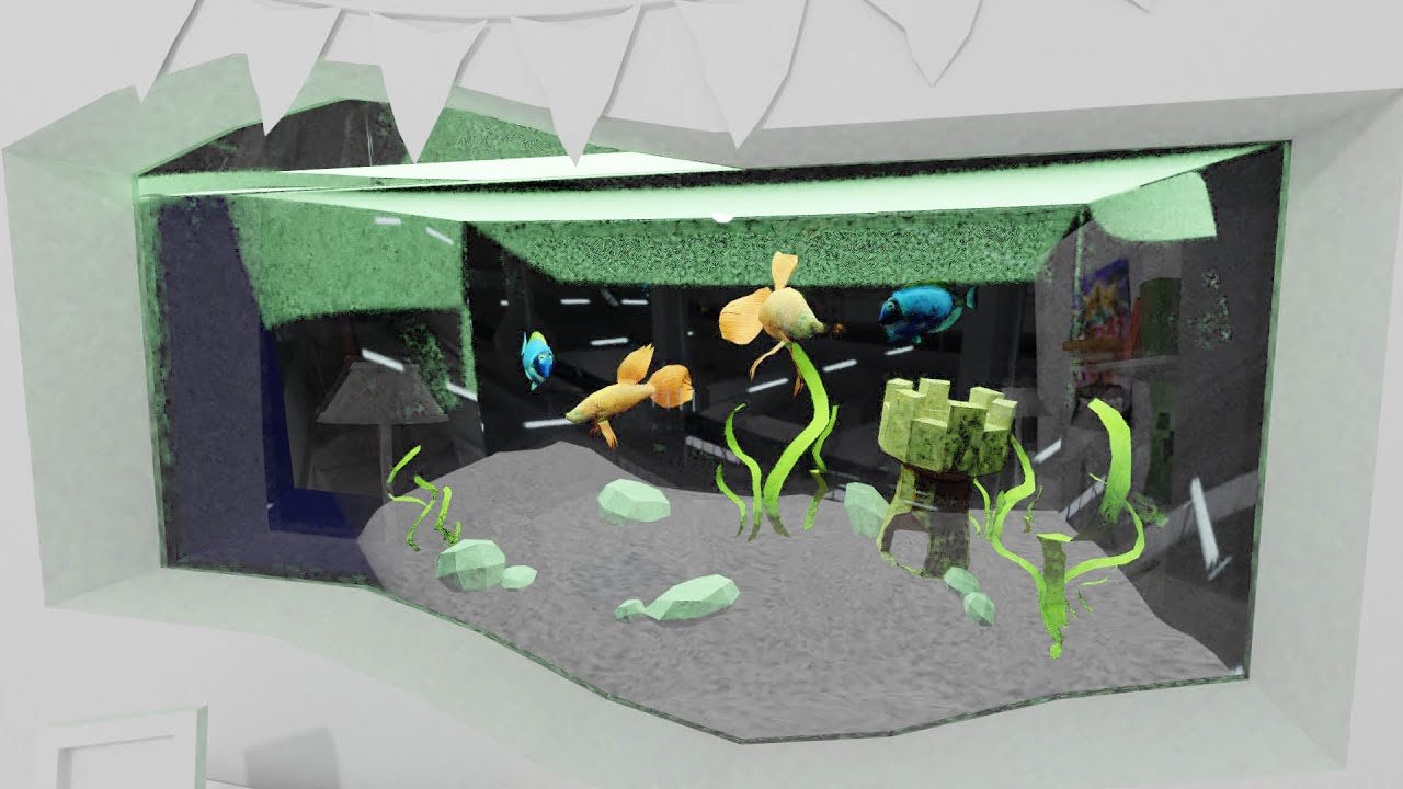 UN PROFESSIONISTA mi aiuta a fare un ACQUARIO in BLENDER feat Ro3D