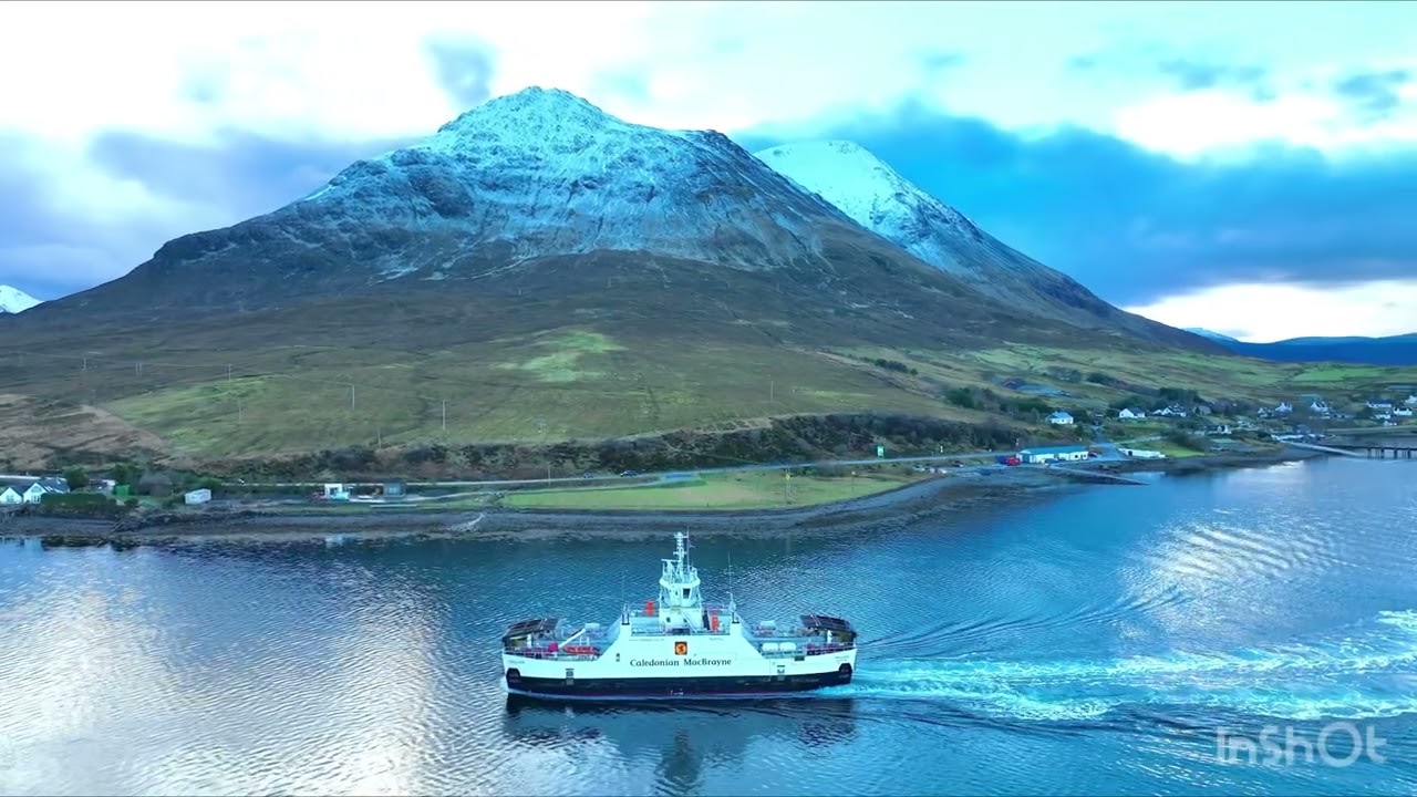 MV Hallaig leaving Sconser, Raasay bound