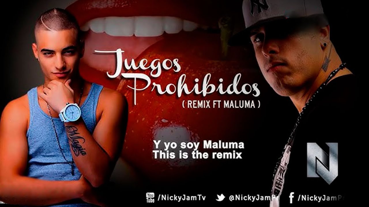 Nicky Jam - Juegos Prohibidos ( remix ft Maluma ) Oficial Con Letra @NickyJamPr @MalumaColombia