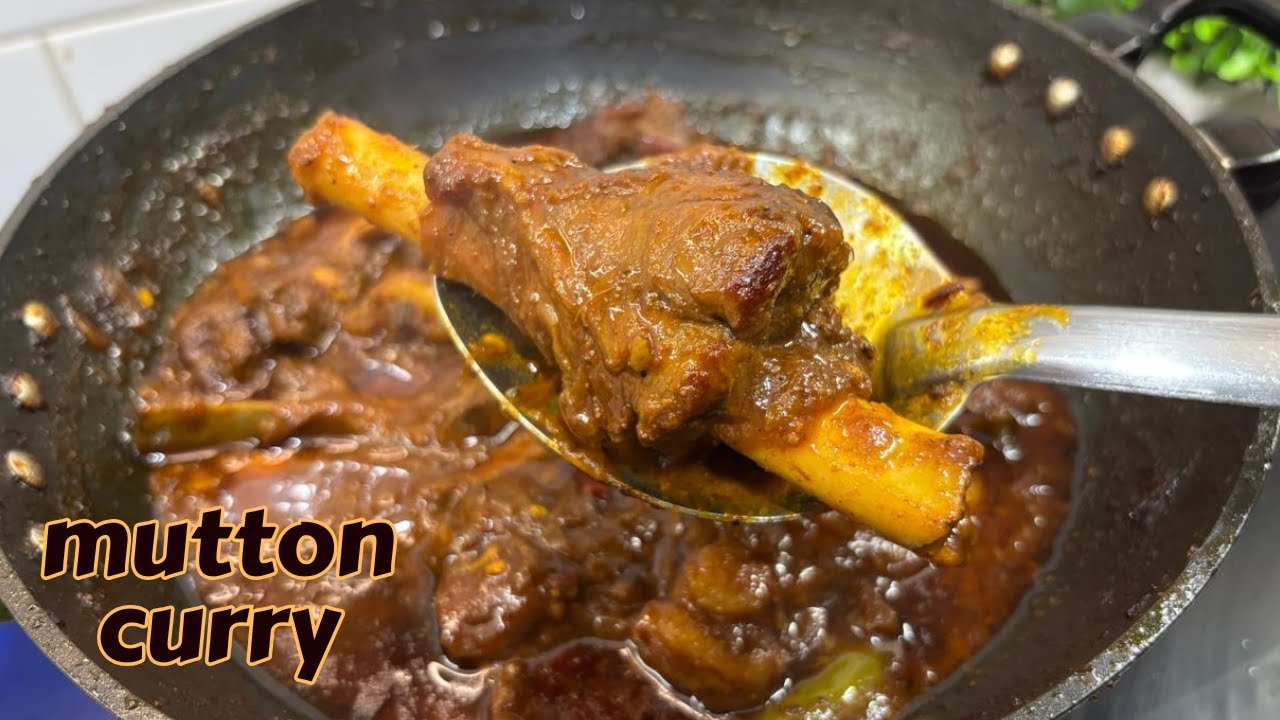 Village Style Mutton Curry | Slow Cooked Desi Mutton Recipe 🍲| Gaon Ki Authentic Mutton Recipe 😋