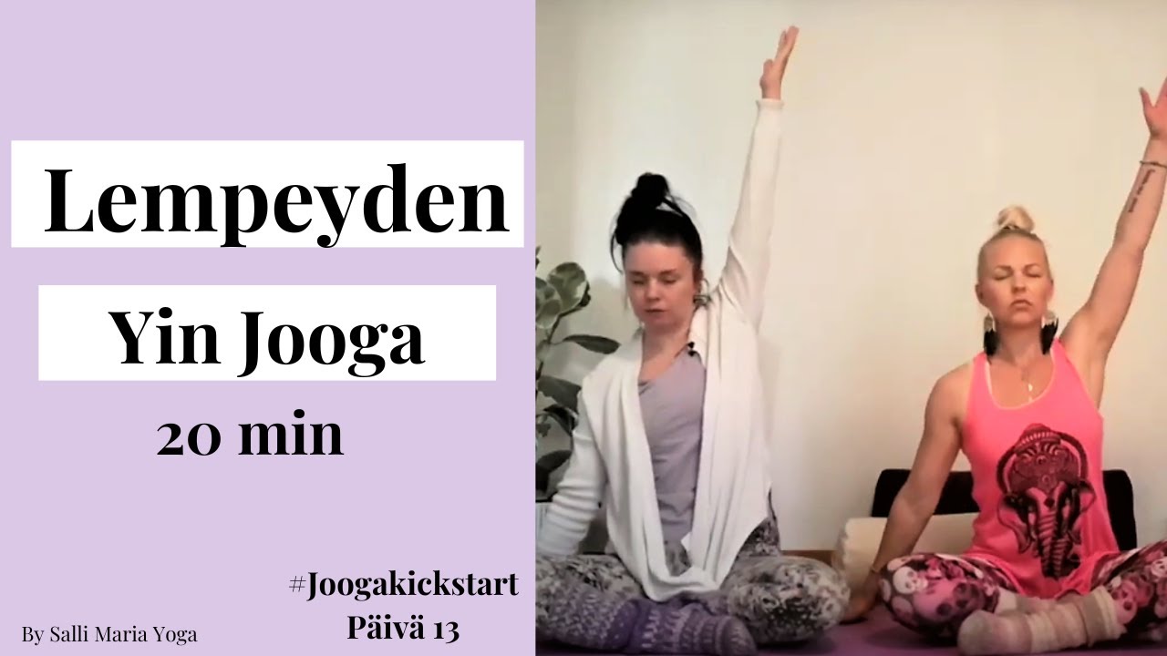 Joogaa Aloittelijoille: Heartful Yin Jooga 20 min | #JOOGAKICKSTART P&auml;iv&auml; 13