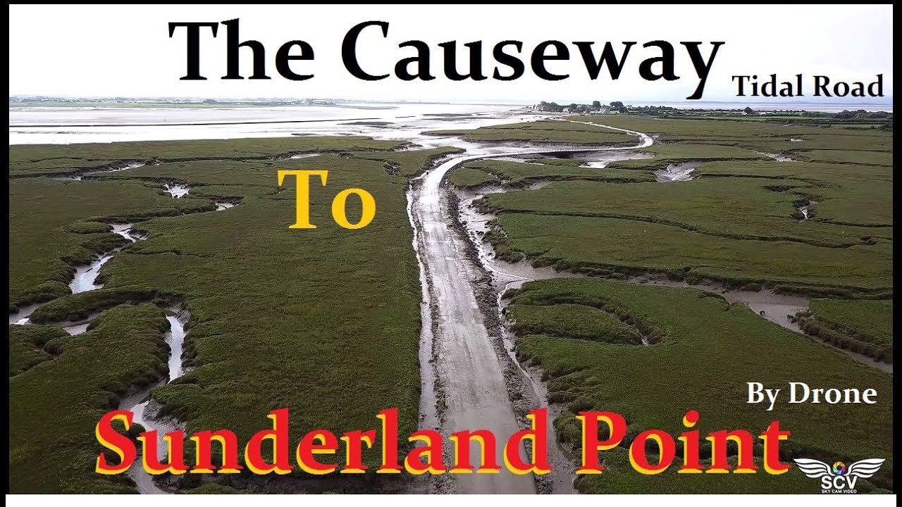 🌊 The Causeway... Tidal road to Sunderland point (tide out) .🌊