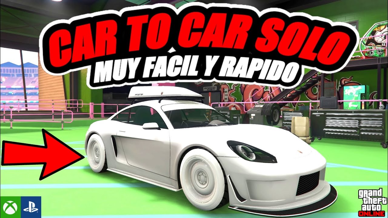 COMO MODEAR COCHES SOLO SIN AYUDA CAR TO CAR RAPIDO Y FACIL en GTA 5 Online
