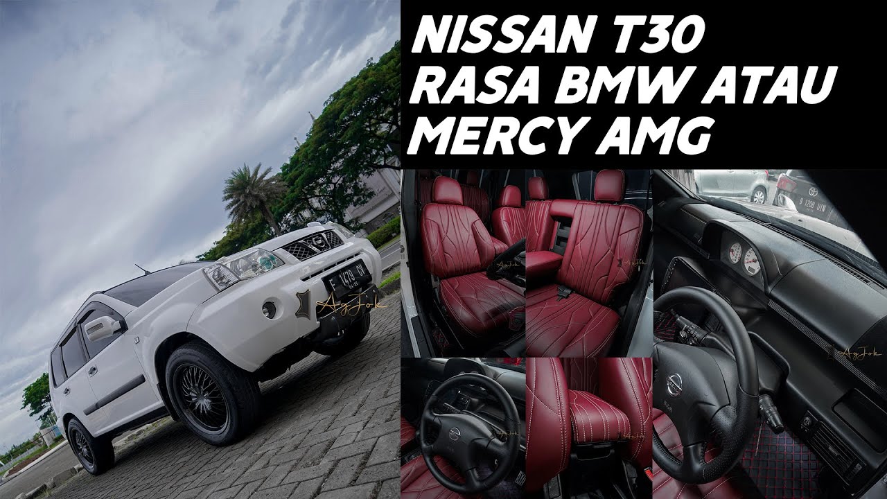 MODIFIKASI NISSAN XTRAIL T30 FULL BLACK BIKIN JADI 20 TAHUN LEBIH MUDA