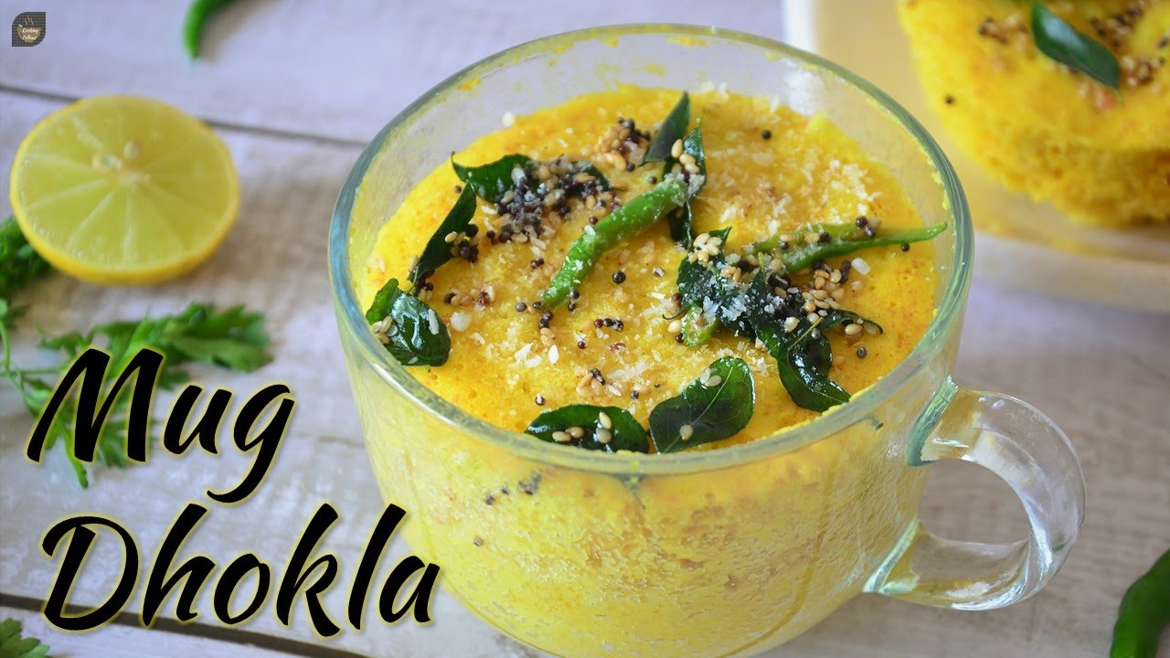 Mug Dhokla | How to Make Spongy Dhokla In Microwave | 2 Minute Recipe | Gujarati Dhokla Recipe