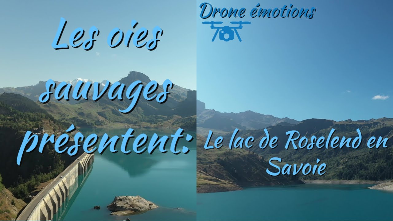 Lac et barrage de Roselend en Savoie