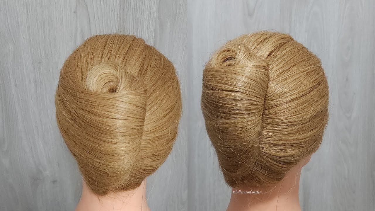 Recogido Franc&eacute;s F&aacute;cil en 60 Segundos 😱 60 Second French Twist Updo Hair Tutorial | French Bun