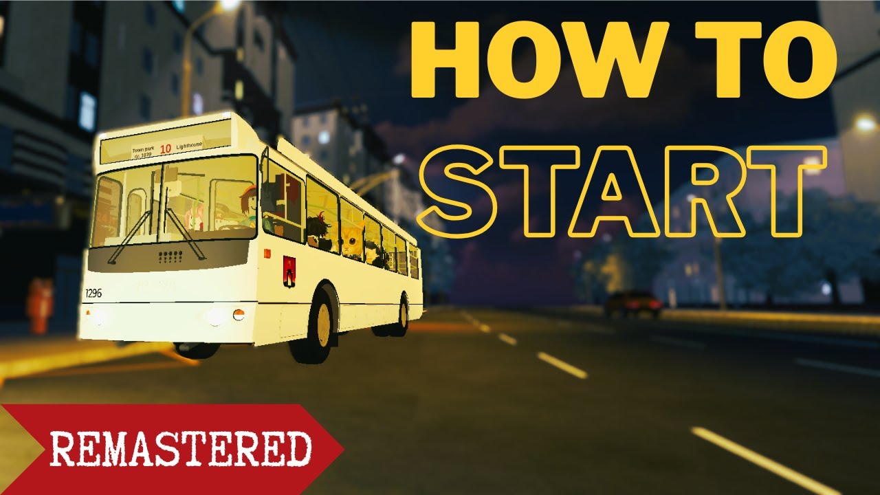 How to Start - Remastered | Roblox | OSVed's Trolleybuses place | #16