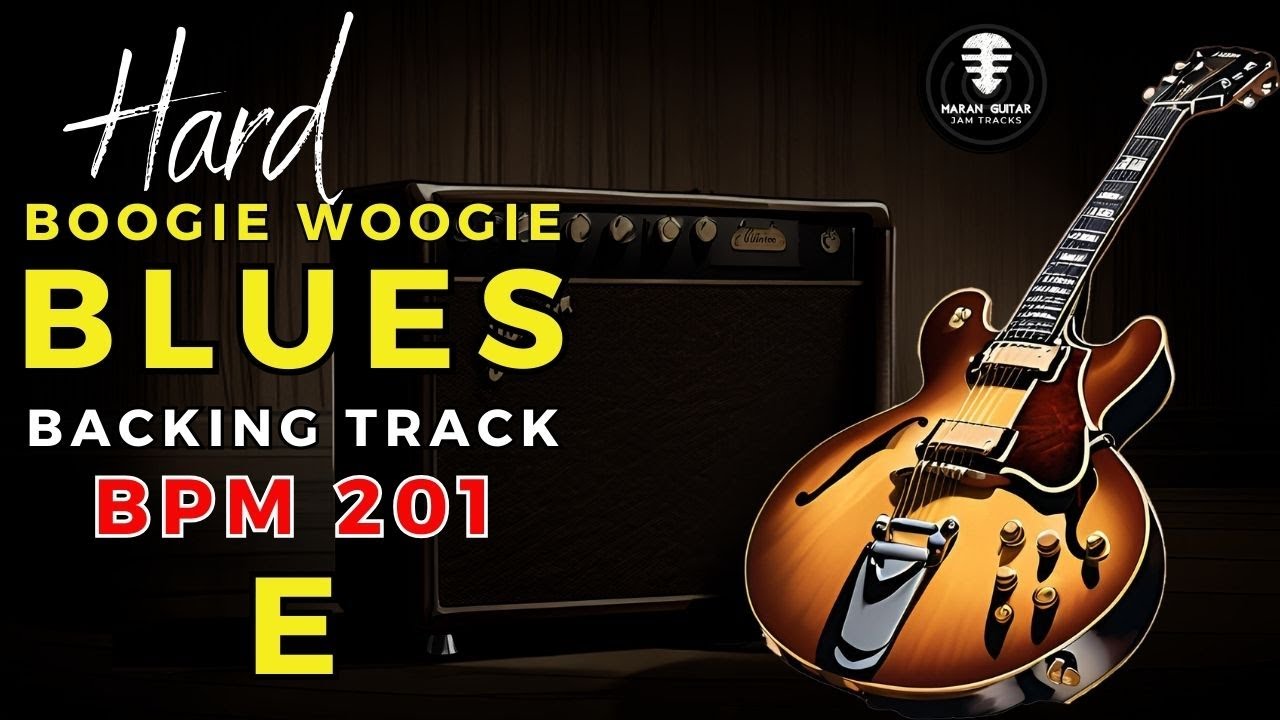 MASTER your Boogie Woogie Blues with backing track - Jam in E