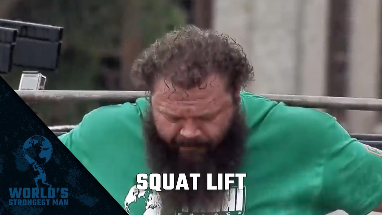 2018 World's Strongest Man | Squat Lift