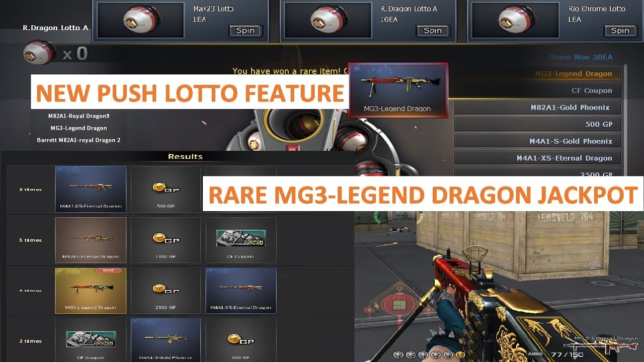 MG3-LEGEND DRAGON JACKPOT IN ROYAL DRAGON LOTTO A CROSSFIRE PH