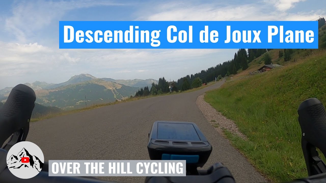 Follow the Tour de France - descent of Col de Joux Plane