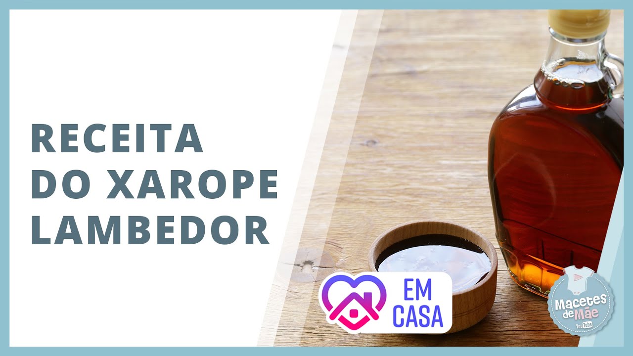RECEITA INFALÍVEL DE XAROPE PARA TOSSE | #FiqueEmCasa e Cuide-se #Comigo