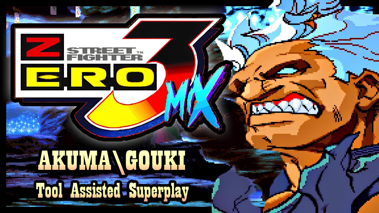 【TAS】STREET FIGHTER ZERO 3 MIX - AKUMA \ GOUKI